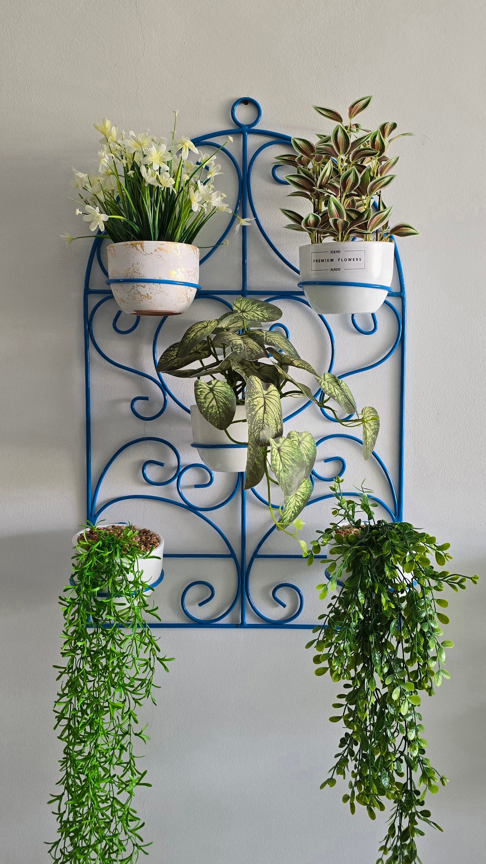 SUPPORT PLANTE MURALE 5 ESPACES