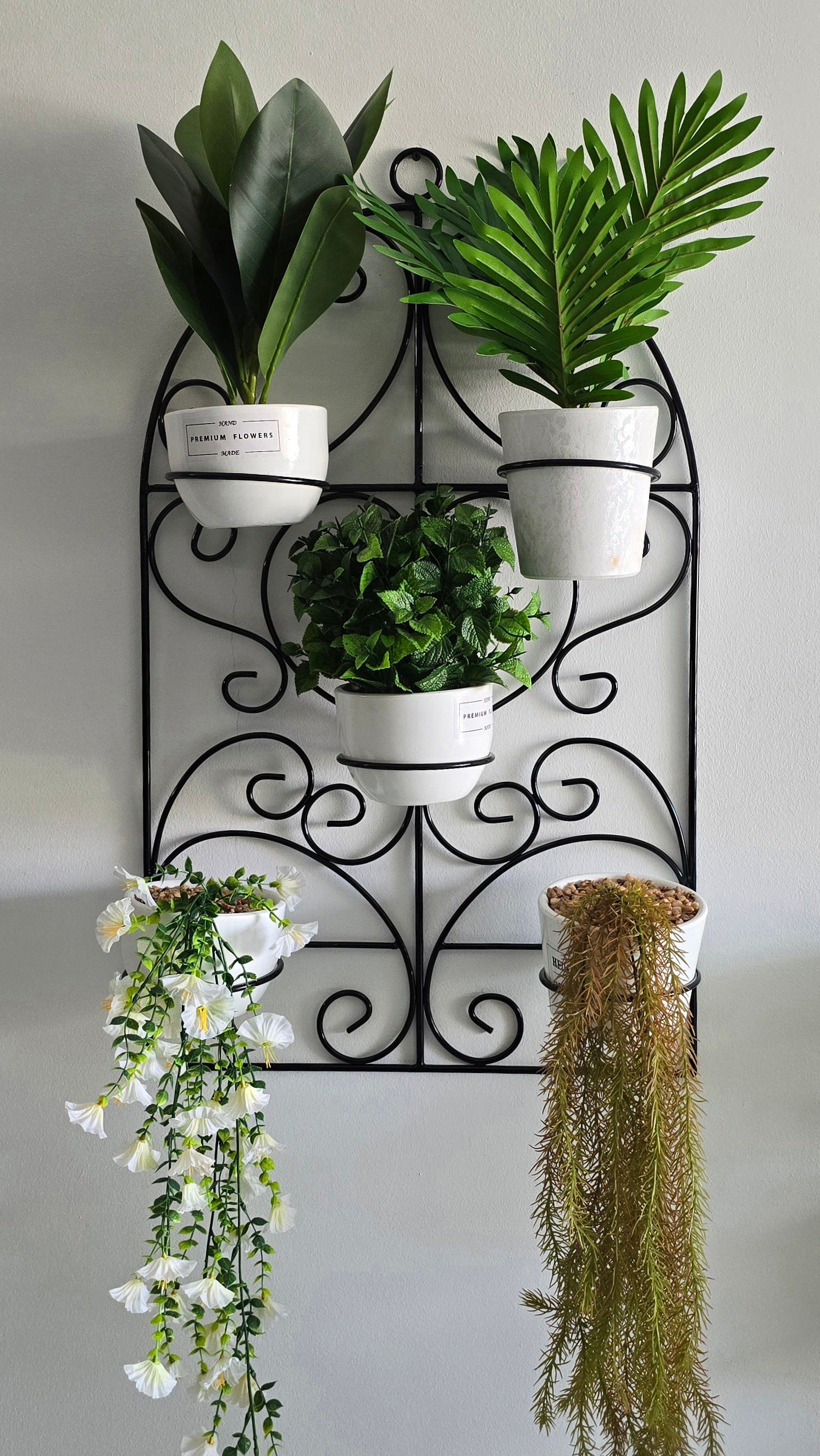 SUPPORT PLANTE MURALE 5 ESPACES